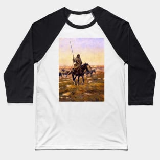 “The Hunting Party” by Charles Russell Baseball T-Shirt